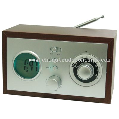 Wood Frame Clock Radio from China