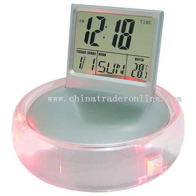 LCD light clock