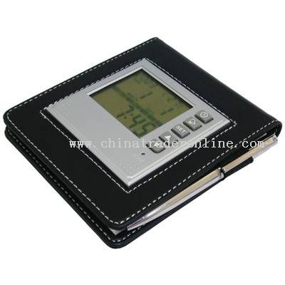 Memo Pad Calendar Clock from China