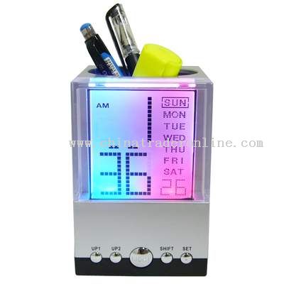 Penholder Light Clock from China