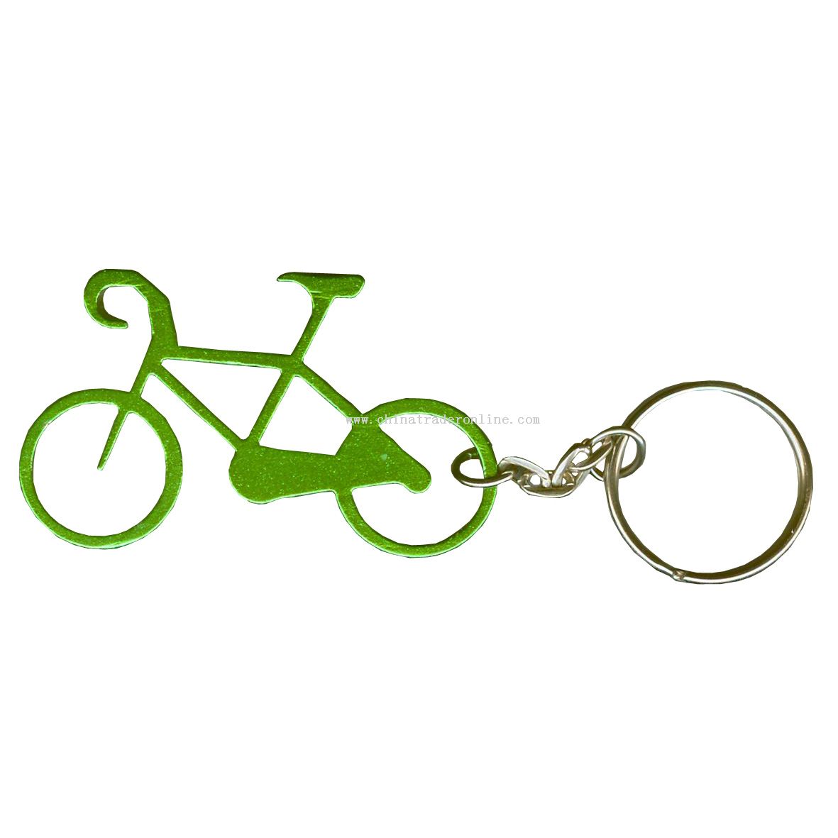 Bike Shape Bottle opener Keychain from China