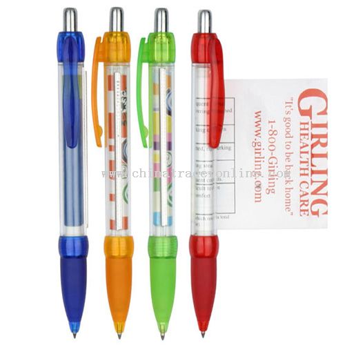 Flag ball pen