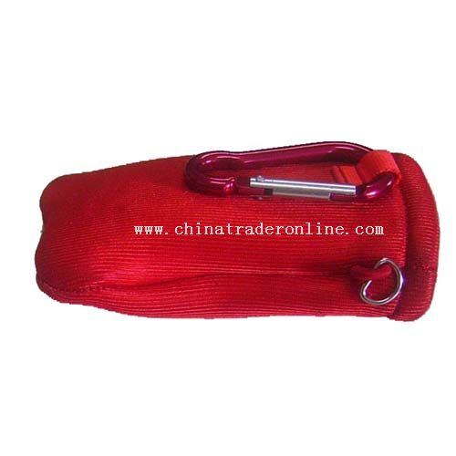 Mobile pouch with carabineer from China