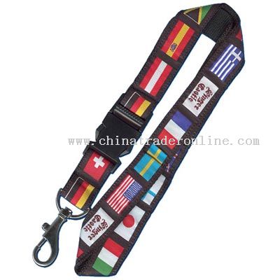 Satin lanyard