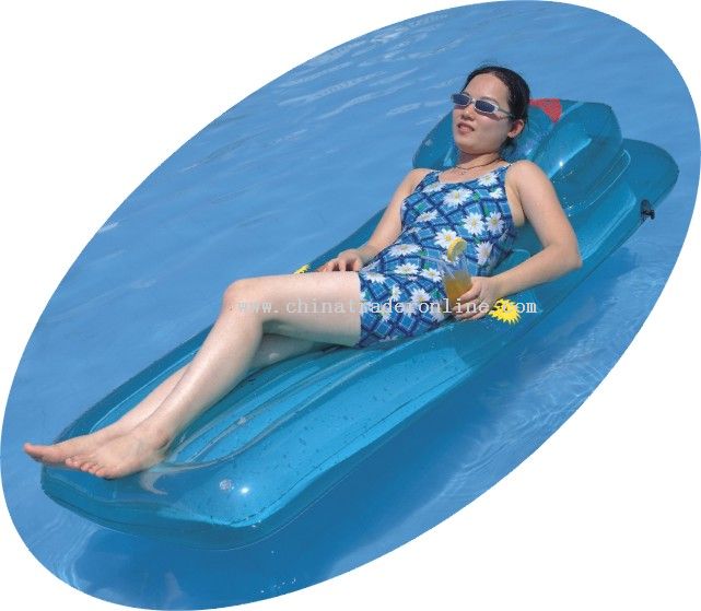 Inflatable sun mattress from China