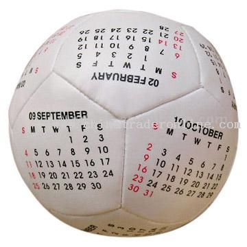 4-Inch Soccer Calendar from China