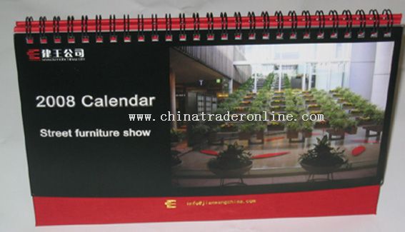 table calendar from China