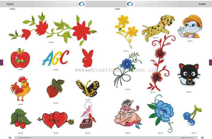 Embroidery patch badges from China