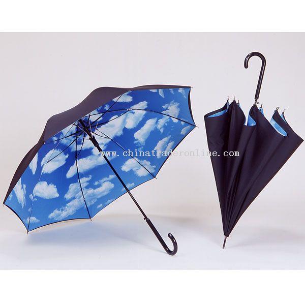 stick advertising umbrella