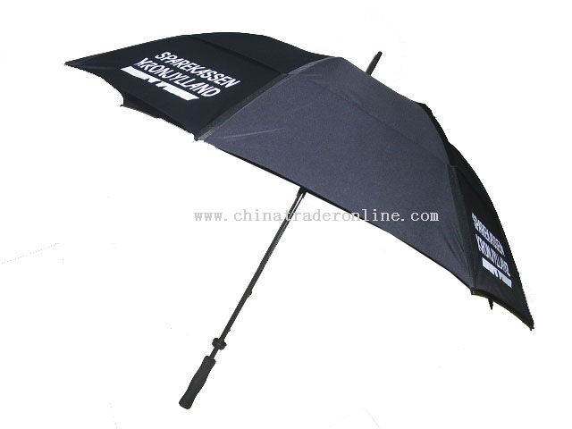 Promotional Wind Proof 2 Layers Golf Umbrella from China