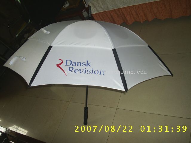 Storm Proof 2 Layer Golf Umbrella from China