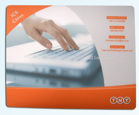 color frosted PVC natural rubber mouse pad from China