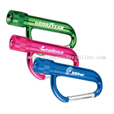 Carabiner with LED
