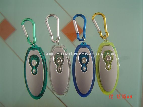 FM RADIO WITH carabiner and black earphone from China