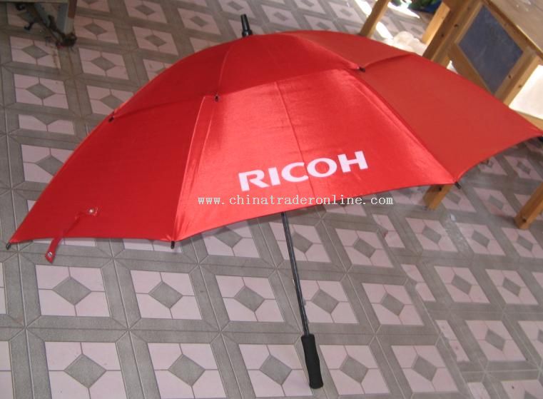 Double layer golf umbrella from China