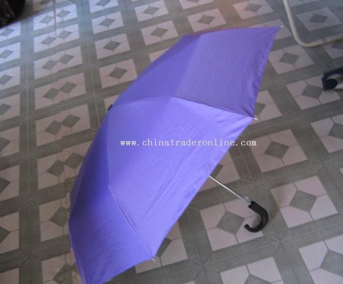 Three foldable umbrella