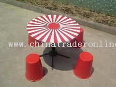 umbrella table