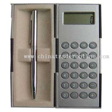 Big Magic Box Calculator with Metal Pen