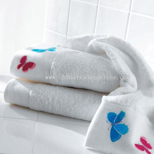 100% Cotton Embroidery face towel