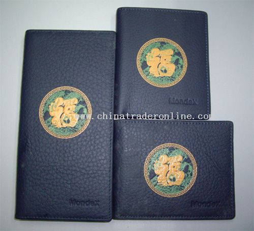 Cowhide Leather Wallet Sets from China