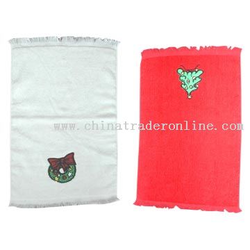 Leftover Cloth Embroidered Tea Towels from China