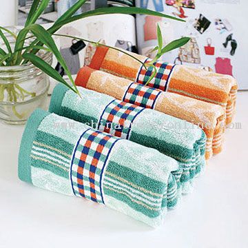 jacquard towel from China