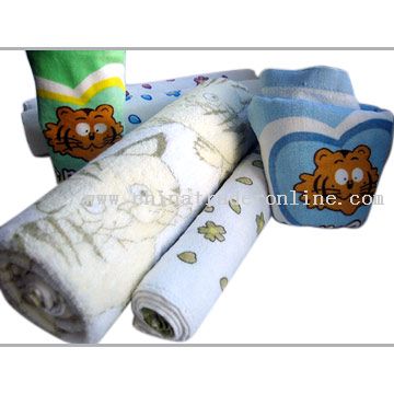 Reactive Printed Towel for Kids from China