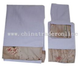 3pc Cotton Bath Towel Set from China