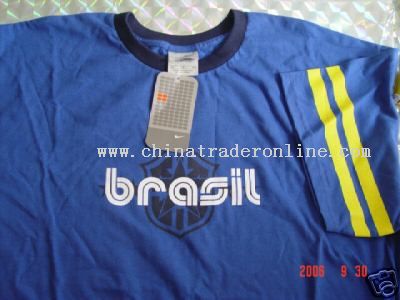 BRASIL NATIONAL SOCCER WORLD CUP T-SHIRT NWT XL from China