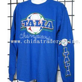 Italia Italy World Cup Champions Long Sleeve T-shirt from China