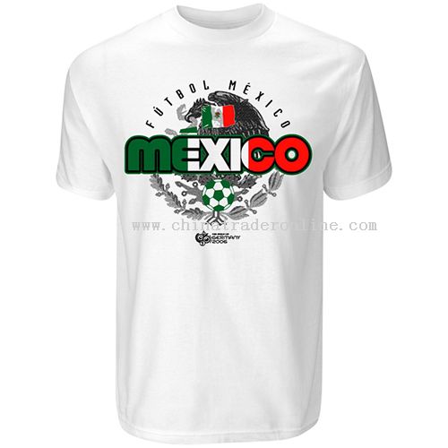 Russell Athletic Mexico World Cup 2006 Flag T-Shirt