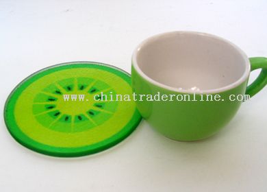 glass coaster from China