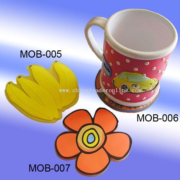 PVC cup coaster from China