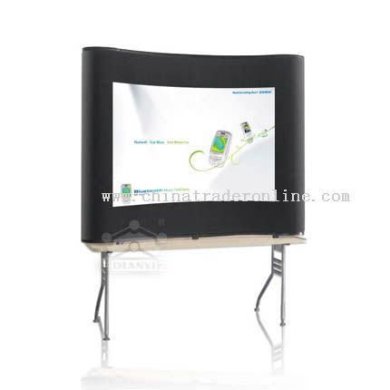 2x2 Curve Desktop Pop Up with fabric panel from China