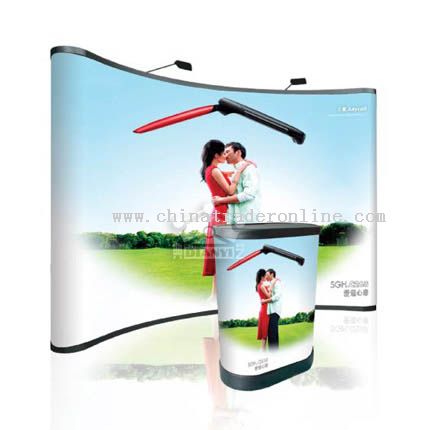 3-4 pop up display with PVC panel