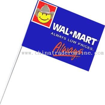 Promotional Paper Flag from China