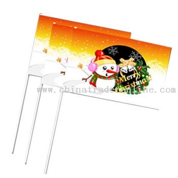 Seasonal Hand Held Flag