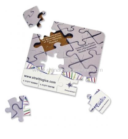 16 piece 3mm Puzzle Coasters from China