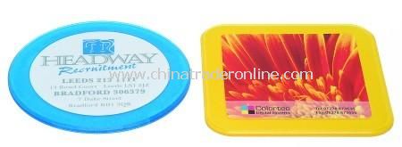 Bright Tinted Coloured Round or Square Spectrum Coaster from China