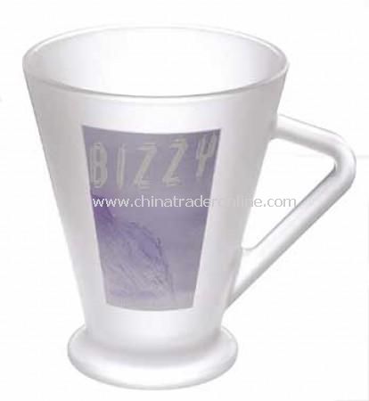 Frozen Sculpture Frosted Glass Mug from China