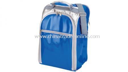 TRENDY PICNIC BAG With cutlery, wine glasses and cooler compartment