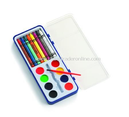 Crayons and paint set (D) from China