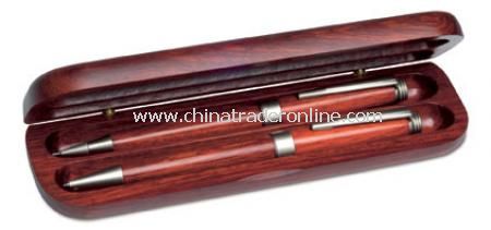 California Pen Set, Rosewood, Ballpen and Pencil from China