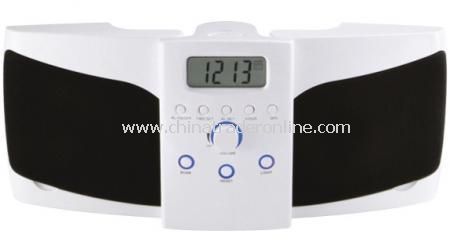 FOLDABLE DESK SCAN RADIO ALARM CLOCK  Foldable desk scan radio with clock, alarm, night ligh from China