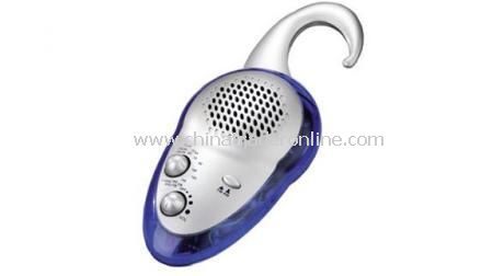 SHOWER RADIO  Requires 2 x AA batteries (not included)