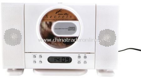 CD / RADIO WITH DETACHABLE SPEAKER Radio/CD player with repeat and program functions, date, from China