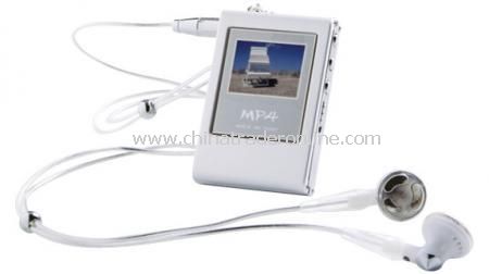 MP4 PLAYER  256MB. Please note this item is supplied with a 2 pin plug. from China