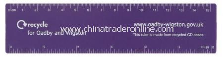 Recycled 6 inch / 15cm Flat Rulers from China