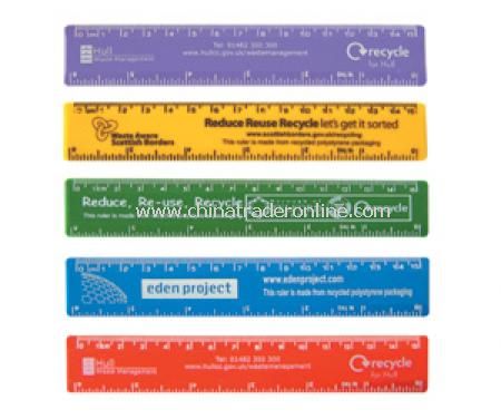 Recycled 6 inch / 15cm Rulers from China