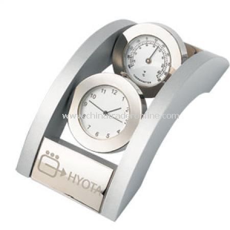 Double Display Desk Clock